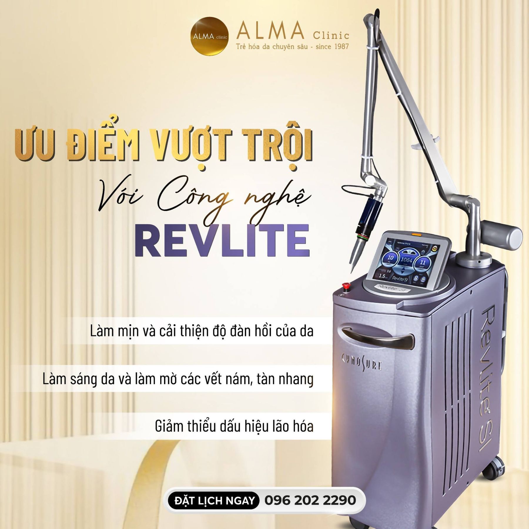 Công nghệ Revlite Laser điều trị nám mảng
