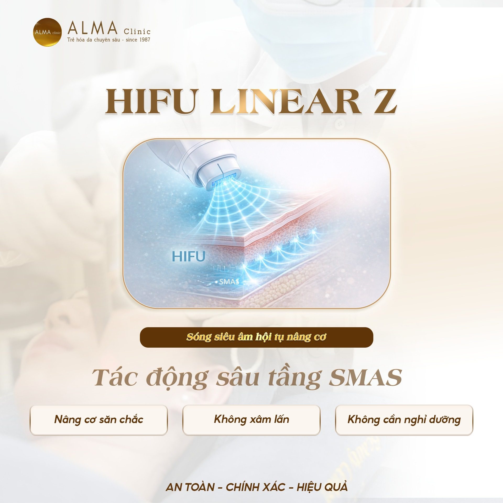 Cơ chế tác động sâu của HIFU Linear Z vào tầng SMAS